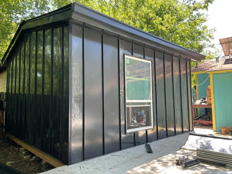 Black standing seam metal wall panels for Roof Inspection in Lehigh