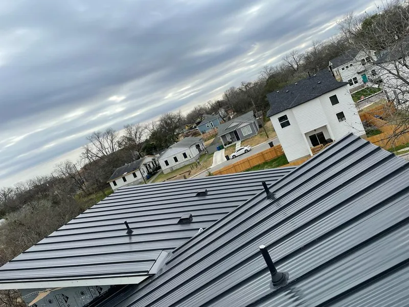 Standing seam metal roof panels with vents for Skylight Repair in Lehigh